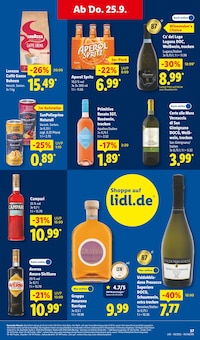 Grappa im Lidl Prospekt "LIDL LOHNT SICH" mit 68 Seiten (Reutlingen)