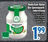 Aktuelles Bio-Speisequarkzubereitung Halbfettstufe Angebot bei EDEKA in München ab 1,99 €