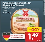 Leberwurst im Angebot bei Netto Marken-Discount in Delmenhorst Leberwurst Angebote von Pommersche bei Netto Marken-Discount Delmenhorst für 1,49 €