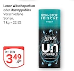 Wäscheparfum Angebote von Lenor bei GLOBUS Ludwigshafen für 3,49 €