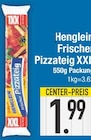 Frischer Pizzateig XXL von Henglein im aktuellen EDEKA Prospekt für 1,99 €
