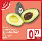 Avocados "Hass" von GUT&GÜNSTIG für 0,77 € bei EDEKA im Angebot Avocados "Hass" von GUT&GÜNSTIG im aktuellen EDEKA Prospekt