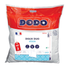Lot de 2 oreillers Doux Duo 60x60cm - DODO en promo chez Maxi Bazar Lot de 2 oreillers Doux Duo 60x60cm - DODO dans le catalogue Maxi Bazar