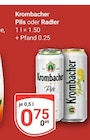 Pils Angebote von Krombacher bei GLOBUS Castrop-Rauxel für 0,75 €