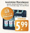 Mineralwasser im Angebot bei E center in Brühl Mineralwasser Angebote von Gerolsteiner bei E center Brühl für 5,99 €