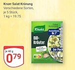 Salat Krönung Dill-Kräuter Angebote von Knorr bei GLOBUS Bad Kreuznach für 0,79 €