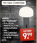 LED Tischlampe im Angebot bei nahkauf in Celle LED Tischlampe Angebote von VIVESS bei nahkauf Celle für 9,99 €
