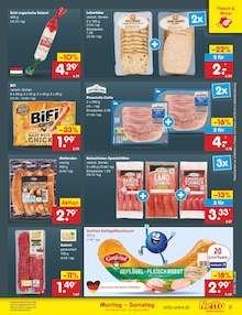 Fleisch im Netto Marken-Discount Prospekt "Aktuelle Angebote" mit 54 Seiten (Osnabrück)