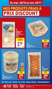 Promotion Produits Surgelés dans le prospectus Aldi, valable du 28/10/2025 au 03/11/2025 Promo Produits Surgelés dans le catalogue Aldi du moment à la page 6