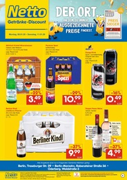 Netto Marken-Discount Prospekt für Oderberg: "DER ORT, AN DEM DU IMMER AUSGEZEICHNETE PREISE FINDEST.", 2 Seiten, 06.01.2025 - 11.01.2025