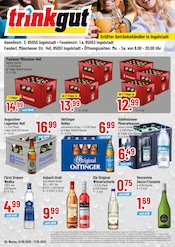 Aktueller Trinkgut Discounter Prospekt in Lenting und Umgebung, "Größter Getränkehändler in Ingolstadt" mit 4 Seiten, 12.05.2025 - 17.05.2025