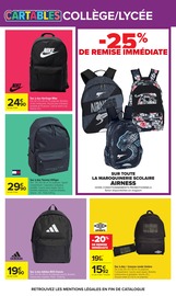 Promos Adidas dans le catalogue "L'ÉTÉ À LA PLAGE, LA RENTRÉE À LA PAGE." de Carrefour Adidas en promo dans le catalogue Carrefour à la page 9