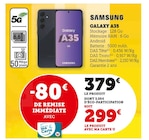 Galaxy A35 - SAMSUNG en promo chez Hyper U Saintes à 299,00 €