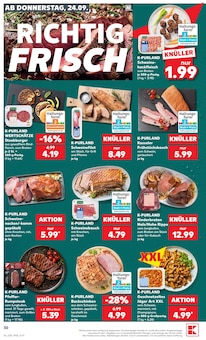 Fleisch im Kaufland Prospekt "Hier bin ich richtig" mit 82 Seiten (Hamburg)