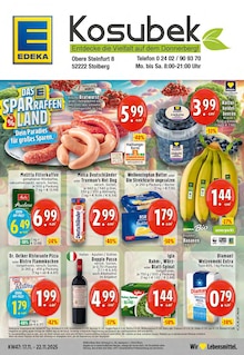 Aktueller EDEKA Prospekt "Aktuelle Angebote" für Stolberg (Rheinland, Kupferstadt) Aktueller EDEKA Prospekt für Stolberg (Rheinland, Kupferstadt) mit Seiten
