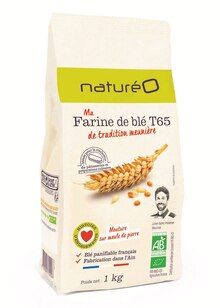 Farine de blé t65 - NaturéO à Courbevoie Farine de blé t65 en promo chez NaturéO Courbevoie à 1,50 €
