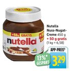 Nuss-Nugat-Creme im Angebot bei E center in Schorndorf Nuss-Nugat-Creme Angebote von Nutella bei E center Schorndorf für 3,29 €