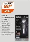 BODYGROOMER SERIES 7 BG7550 im Angebot bei Müller in Bensheim BODYGROOMER SERIES 7 BG7550 Angebote von BRAUN bei Müller Bensheim für 69,99 €
