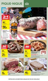 Promos Viande dans le catalogue "PIQUE-NIQUE" de Carrefour Viande en promo dans le catalogue Carrefour à la page 13
