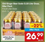 24er Pack von Old Ginger Beer Soda im aktuellen Netto Marken-Discount Prospekt für 26,99 €