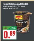 Magic Asia Noodles im Angebot bei Marktkauf in Bielefeld Magic Asia Noodles Angebote von Maggi bei Marktkauf Bielefeld für 0,89 €
