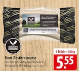 QUALITÄTS FLEISCHEREI Dom-Rostbratwurst Angebote bei famila Nordost Stralsund für 5,55 €