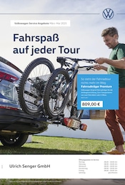 Aktueller Volkswagen Prospekt mit Fahrradträger, "Neuer Frühling, neuer Grip", Seite 1