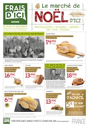 Catalogue Supermarchés Frais d'ici en cours à Saint-Jory et alentours, "Le marché de NOËL D'ICI", 4 pages, 18/12/2024 - 31/12/2024