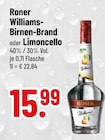 Williams-Birnen-Brand im Trinkgut Prospekt Williams-Birnen-Brand von Roner im aktuellen Trinkgut Prospekt für 15,99 €