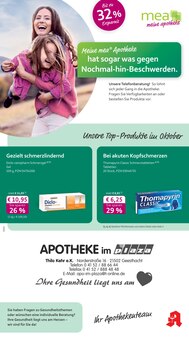 mea - meine apotheke Prospekt Unsere Oktober-Angebote mit 4 Seiten