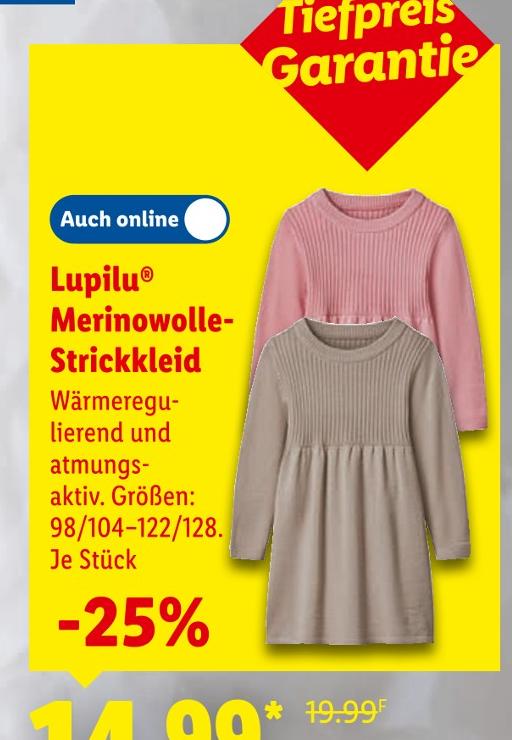 Merinowolle-Strickkleid