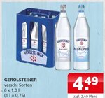 Sprudel, Naturell Angebote von GEROLSTEINER bei Getränke Ellerkamp Coesfeld für 4,49 €