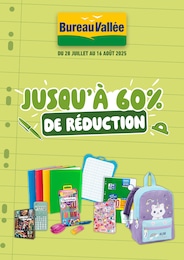 Prospectus Bureau Vallée à Essé: "JUSQU'À 60% DE RÉDUCTION", 1} page, 28/07/2025 - 16/08/2025