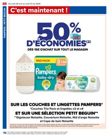 Promo Blédilait dans le catalogue Carrefour du moment à la page 56