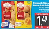 Unsere Goldstücke Baguette-Brötchen im EDEKA Prospekt Unsere Goldstücke Baguette-Brötchen von Coppenrath & Wiese im aktuellen EDEKA Prospekt für 1,49 €