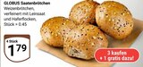 Aktuelles Saatenbrötchen Angebot bei GLOBUS in Duisburg ab 0,45 €