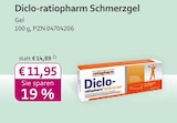 mea - meine apotheke - Diclo-ratiopharm Schmerzgel Angebot im Prospekt Diclo-ratiopharm Schmerzgel bei mea - meine apotheke im Prospekt "" für 11,95 €