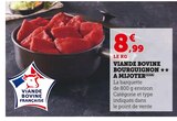 Promo Viande Bovine Bourguignon à Mijoter à 8,99 € dans le catalogue U Express à Le Gillieux