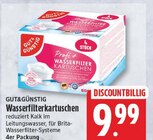 Wasserfilterkartuschen von GUT&GÜNSTIG im aktuellen EDEKA Prospekt