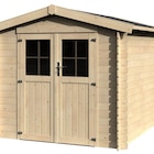 Abri de jardin bois, 6,14 m², Ep. 19 mm, Naterial Areto - NATERIAL en promo chez Leroy Merlin Marcq-en-Barœul à 699,00 €