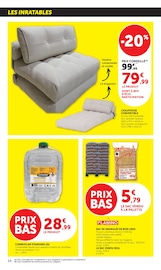 Promos Canapé dans le catalogue "LES PRIX BAS Spécial Halloween" de Hyper U Canapé en promo dans le catalogue Hyper U à la page 34