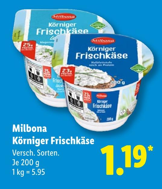 Körniger Frischkäse