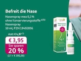 Aktuelles Nasenspray mea 0,1% Angebot bei mea - meine apotheke in Karlsruhe ab 3,95 €