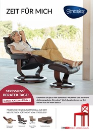 Möbel & Einrichtung Prospekt von XXXLutz Möbelhäuser Güstrow XXXLutz Möbelhäuser Prospekt: "Stressless - ZEIT FÜR MICH", 4 Seiten, 15.05.2023 - 28.05.2023