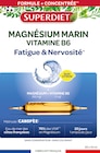 MAGNESIUM MARIN x 20 AMPOULES - SUPER DIET en promo chez NaturéO Clichy à 15,25 €