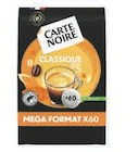 Café Dosettes - CARTE NOIRE en promo chez Super U Arles à 3,95 €