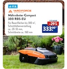 Mähroboter Compact 300 RBS-EU von Yard Force für 333,00 € bei ALDI Nord im Angebot Mähroboter Compact 300 RBS-EU von Yard Force im aktuellen ALDI Nord Prospekt