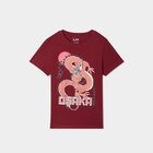 T-shirt col rond manches courtes coton bordeaux garçon - La Halle T-shirt col rond manches courtes coton bordeaux garçon à 3,99 € dans le catalogue La Halle