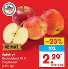 Äpfel rot im Angebot bei Netto Marken-Discount in Dresden Äpfel rot Angebote von HEIMAT bei Netto Marken-Discount Dresden für 2,29 €