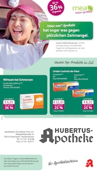 Aktueller mea - meine apotheke Prospekt "Unsere Juli-Angebote" Aktueller mea - meine apotheke Prospekt